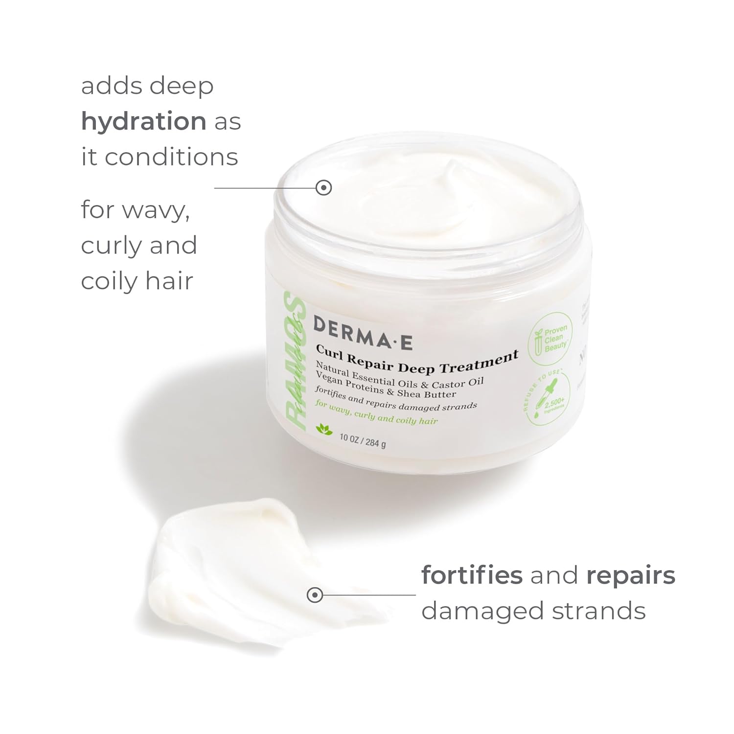 DERMA E Ramos Clean Curls Curl Repair Deep Treatment