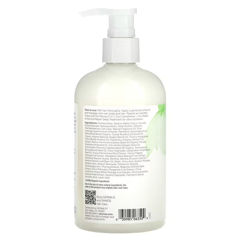 DERMA E Ramos Clean Curls Wash Day Curl Shampoo