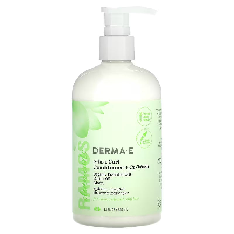 DERMA E Ramos Clean Curls 2-In-1 Curl Conditioner